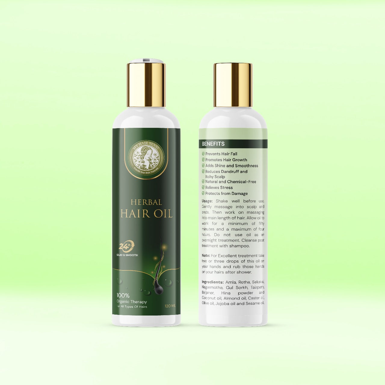 Herbal Hair Oil - Pack Of 3