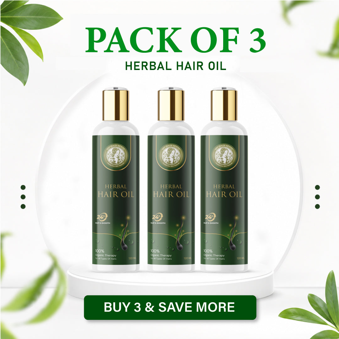 Herbal Hair Oil - Pack Of 3