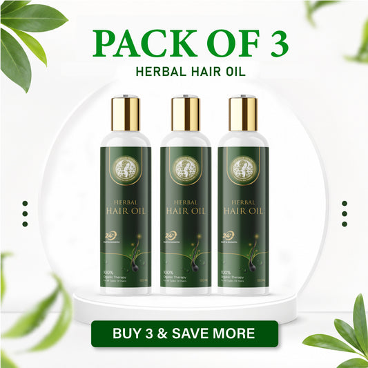 Herbal Hair Oil - Pack Of 3
