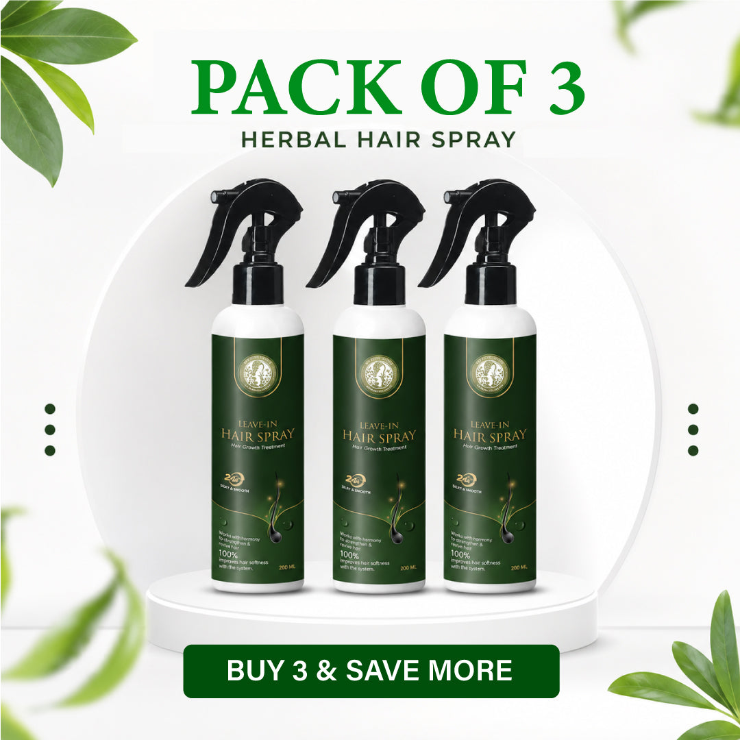 Leave In Hair Spray - Pack Of 3