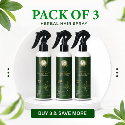 Leave In Hair Spray - Pack Of 3