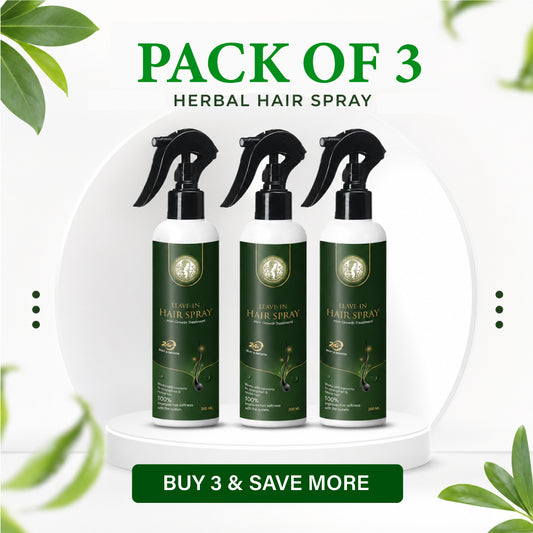 Leave In Hair Spray - Pack Of 3