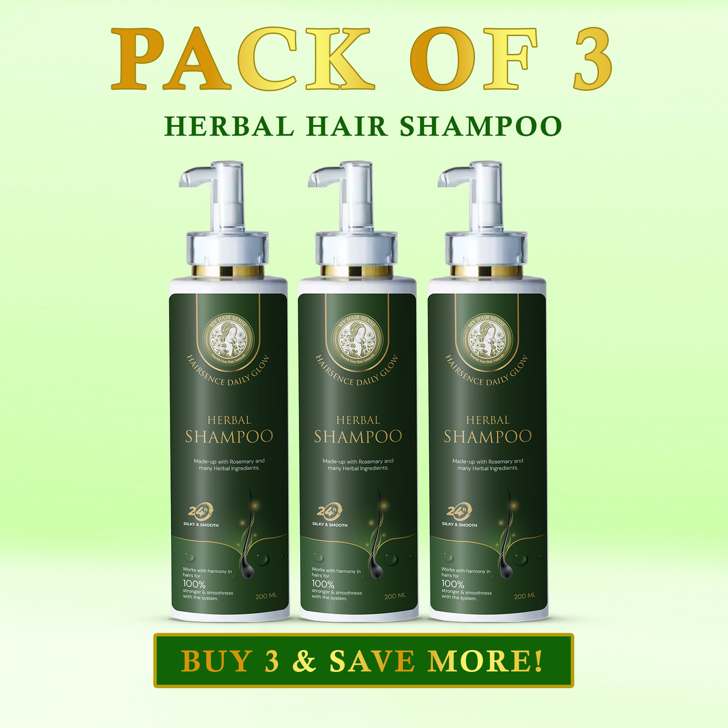 Daily Glow Shampoo - Pack Of 3